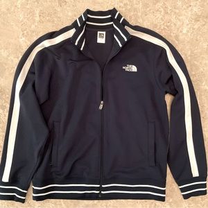 Mint Condition* North Face Men’s Large Retro Style Track Suit in Blue + White!